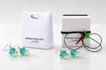 Murano Glas Ohrringe – Lichtwirbel
