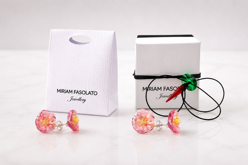 Murano Glas Ohrstecker – Studio Flora